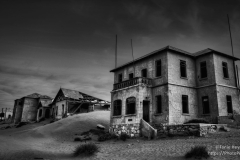 Kolmanskop Gost Buildings at Namibia desert